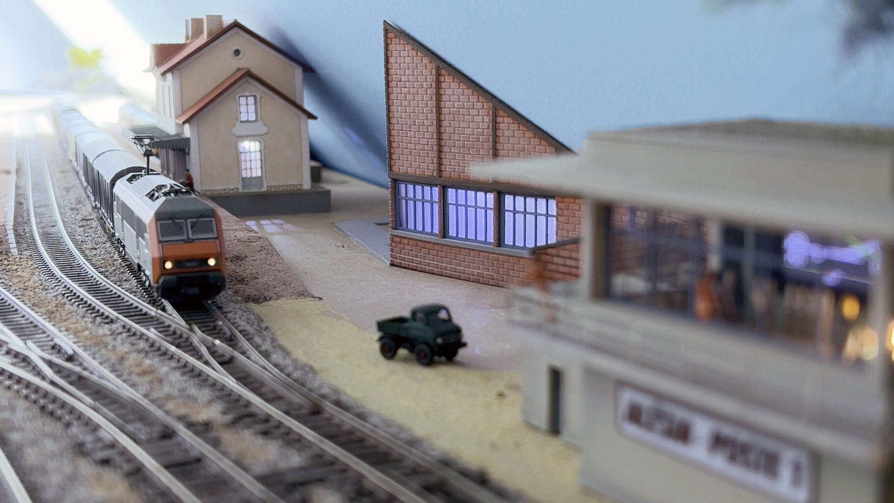 Voie Ferrée Kato 20-051 Entrée De Gare Gauche 310mm - Échelle N (1:160) - Neuf Pour Réseau De Train Miniature